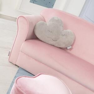 Svijetlo ružičasti baršunast dječji kauč 78 cm Lil Sofa – Roba