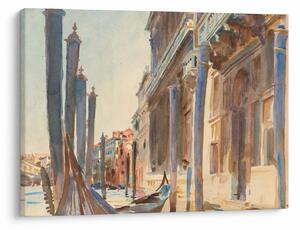 Slika - John Singer Sargent, Gondola Moorings on the Grand Canal, reprodukcije (70x50 cm)