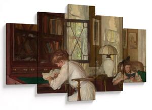 Slika - Edmund Tarbell, Josephine and Mercie, reprodukcije (150x105 cm)