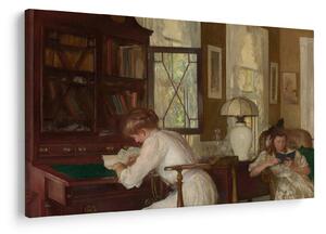Slika - Edmund Tarbell, Josephine and Mercie, reprodukcije (90x60 cm)