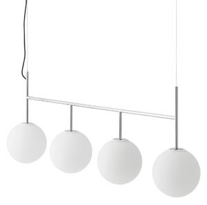 Viseće Svjetiljka Audo Copenhagen, TR Bulb Frame, prigušiv, Bijela, Dnevna soba, Staklo, Dizajn