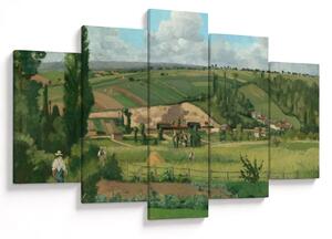 Slika - Camille Pissarro, Landscape at Les Pâtis, Pontoise, reprodukcije (150x105 cm)