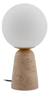 Stolne Lampa Lindby, Kirstan, Bijela, Dnevna soba, Staklo, Moderan