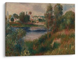Slika - Auguste Renoir, Landscape at Vetheuil, reprodukcije (70x50 cm)