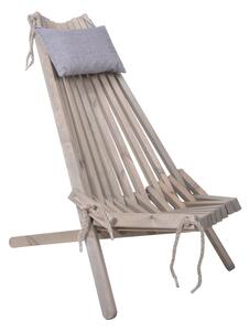 Siva drvena vrtna stolica Falun - Garden Pleasure