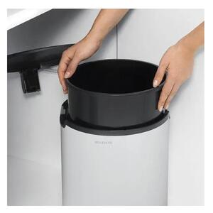 Bijela ugradbena željezna kanta za smeće 15 l – Brabantia