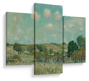 Slika - Alfred Sisley, Meadow, reprodukcije (90x60 cm)
