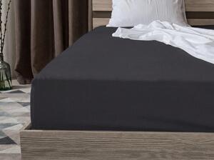 Jersey plahta s lycrom antracitna 180 x 200 cm