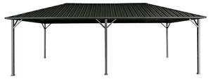 Itaka vrtna sjenica 3x6 s mrežom protiv komaraca, antracit, Garden Point