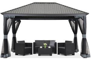 Metalna sjenica Sardinia Premium 3x6 Garden Point antracit