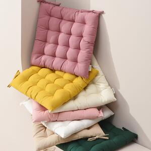 Umjetnički ružičasti pamučni jastuk za stolicu 40x40 cm