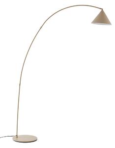 Podne Lampa Lindby, Triangolo, Bež, Dnevna soba, Metal, Moderan