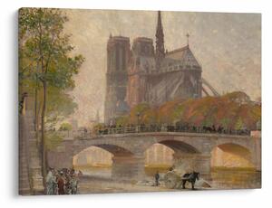 Slika - Robert William Vonnoh, Notre Dame de Paris, reprodukcije (70x50 cm)