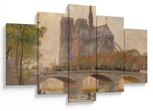 Slika - Robert William Vonnoh, Notre Dame de Paris, reprodukcije (150x105 cm)