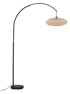 Podne Lampa Lindby, Solvian, Crno, Dnevna soba, Metal, Moderan