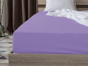 Jersey plahta svijetlo ljubičasta 90 x 200 cm