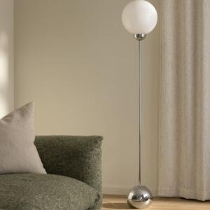 Podne Lampa Globen Lighting, Ripley, Bijela, Dnevna soba, Staklo, Skandinavski