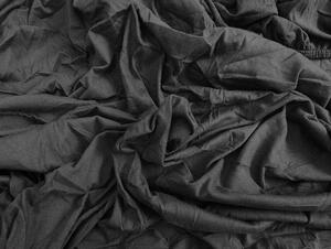 Jersey plahta EXCLUSIVE tamno siva 140 x 200 cm