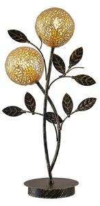 Stolne Lampa Lucande, Evory, Crno, Dnevna soba, Metal, Firentinski