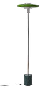 Podne Lampa Lindby, Branford, Zelena, Dnevna soba, Metal, Vintage