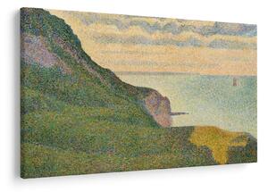 Slika - Georges Seurat, Seascape at Port-en-Bessin, Normandy, reprodukcije (90x60 cm)