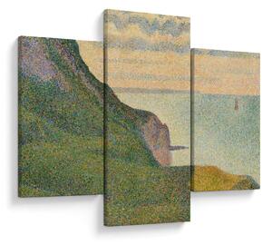 Slika - Georges Seurat, Seascape at Port-en-Bessin, Normandy, reprodukcije (90x60 cm)