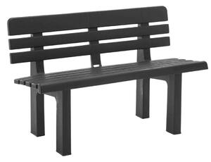 Vrtna klupa GENZIANA, 110x52x71cm, antracit I.P.A.E-Progarden