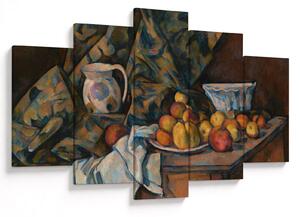 Slika - Paul Cézanne, Still Life with Apples and Peaches, reprodukcije (150x105 cm)
