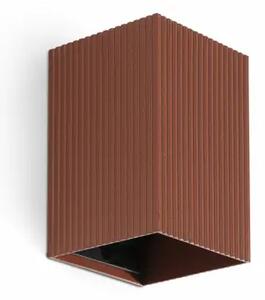 LUNE ZIDNA SVJETILJKA IZBRAZDANA TERRACOTTA 1xGU10 FR40537