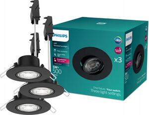Cilantro UGRADBENI LED REFLEKTOR Step Dim 070 5W 2700K CRNA 3PK 8721103038050
