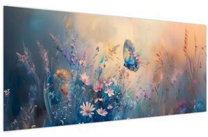 Slika - Livada s leptirima (120x50 cm)
