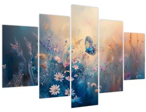 Slika - Livada s leptirima (150x105 cm)