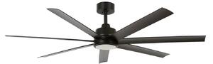 Stropni ventilator s rasvjetom Beacon za Atlantu, crni, tihi Beacon Lighting, Atlanta, prigušiv, Crno, Dnevna soba, Plastika, Moderan