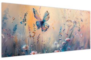 Slika - Livada s leptirima II (120x50 cm)