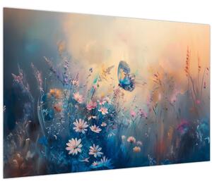 Slika - Livada s leptirima (90x60 cm)