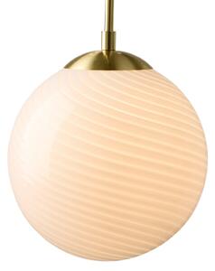Viseće Svjetiljka Halo Design, CANDY BALL, prigušiv, Bijela, Dnevna soba, Staklo, Dizajn