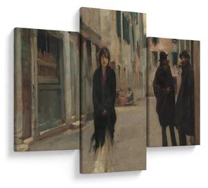Slika - John Singer Sargent, Street in Venice, reprodukcije (90x60 cm)