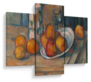 Slika - Paul Cézanne, Still Life with Milk Jug and Fruit, reprodukcije (90x60 cm)