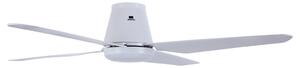 Stropni ventilator s LED rasvjetom Aria CTC, bijeli, 122 cm, tih - Beacon Beacon Lighting, Aria CTC, prigušiv, Bijela, Dnevna soba, Plastika, Moderan