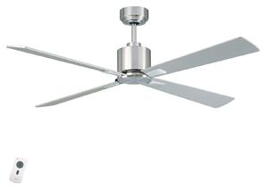 Stropni ventilator Airfusion Climate DC, krom, tih - Beacon Beacon Lighting, Airfusion Climate DC, Sivo, Dnevna soba, Metal, Moderan