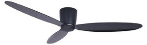 Stropni ventilator Airfusion Radar, crni, 132 cm, tih, Beacon Beacon Lighting, Airfusion Radar, Crno, Dnevna soba, Drvo, Moderan