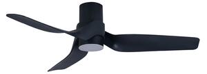 Stropni ventilator Nautica s rasvjetom, crni, tih - Beacon Beacon Lighting, Nautica, prigušiv, Crno, Dnevna soba, Plastika, Moderan