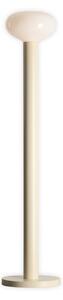 Podna lampa Flo, bež, Ø 30 cm, 1 žarulja, staklo - Aldex