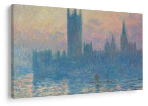 Slika - Claude Monet, The Houses of Parliament, Sunset, reprodukcije (90x60 cm)