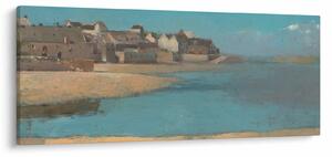 Slika - Odilon Redon, Village by the Sea in Brittany, reprodukcije (120x50 cm)