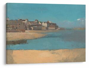Slika - Odilon Redon, Village by the Sea in Brittany, reprodukcije (70x50 cm)