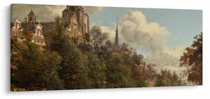 Slika - Jan van der Heyden, View Down a Dutch Canal, reprodukcije (120x50 cm)