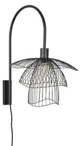 Zidne Svjetiljka Forestier, Papillon, Crno, Dnevna soba, Metal, Dizajn