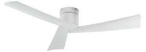 Stropni ventilator Ventoro, srebrni, metal, Ø 132 cm - Lucande Lucande, Ventoro, Metalik, Dnevna soba, Metal, Moderan