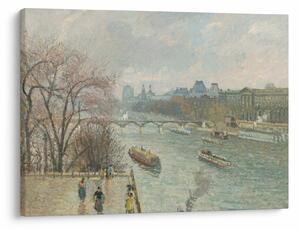 Slika - Camille Pissarro, The Louvre, Afternoon, Rainy Weather, reprodukcije (70x50 cm)